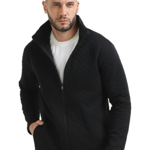 Men’s Full Sleeve Cotton Blend Bomber Jacket