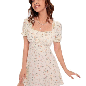 Women’s Polyester Dress Short A-Line