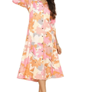 Women’s Rayon Printed Straight Dress