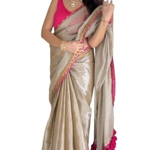 Pure Soft Two Tone Erode Soft Silk Sarees with Amazing Lace work Border and Paired with Plain Banglori Blouse piece