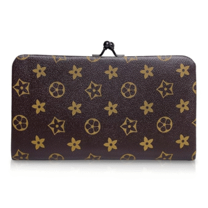 Stylish Women Checkered Printed Vegan Leather Wallet