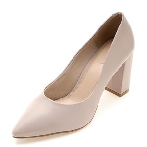Women's 'Desk to Dinner' Fawn Block Heel Pumps