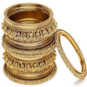 Latest Antique Gold Plated Set of 26 Stylish Traditional Bangle for Women