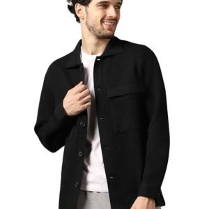 Oversized Textured Shacket