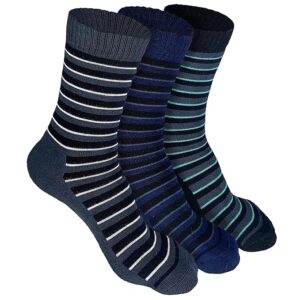 Crew Socks, 3X Softer than Cotton Socks, Odour Resistant & Breathable, Calf Length Socks