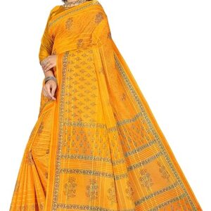Pure Cotton Printed Mul Mul Saree for Women
