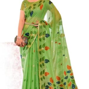 Women's Cotton silk saree for festival Wedding silk with blouse piece